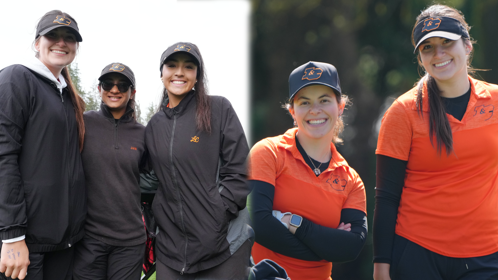 Women's Golf poses for a group shot 