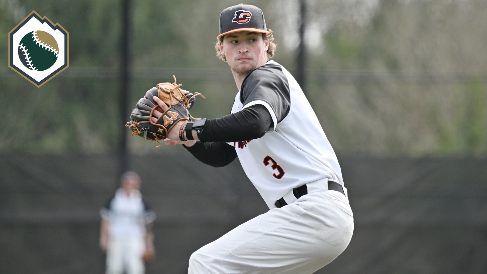 Matt Stanislavsky gets set to throw a pitch against Whitman