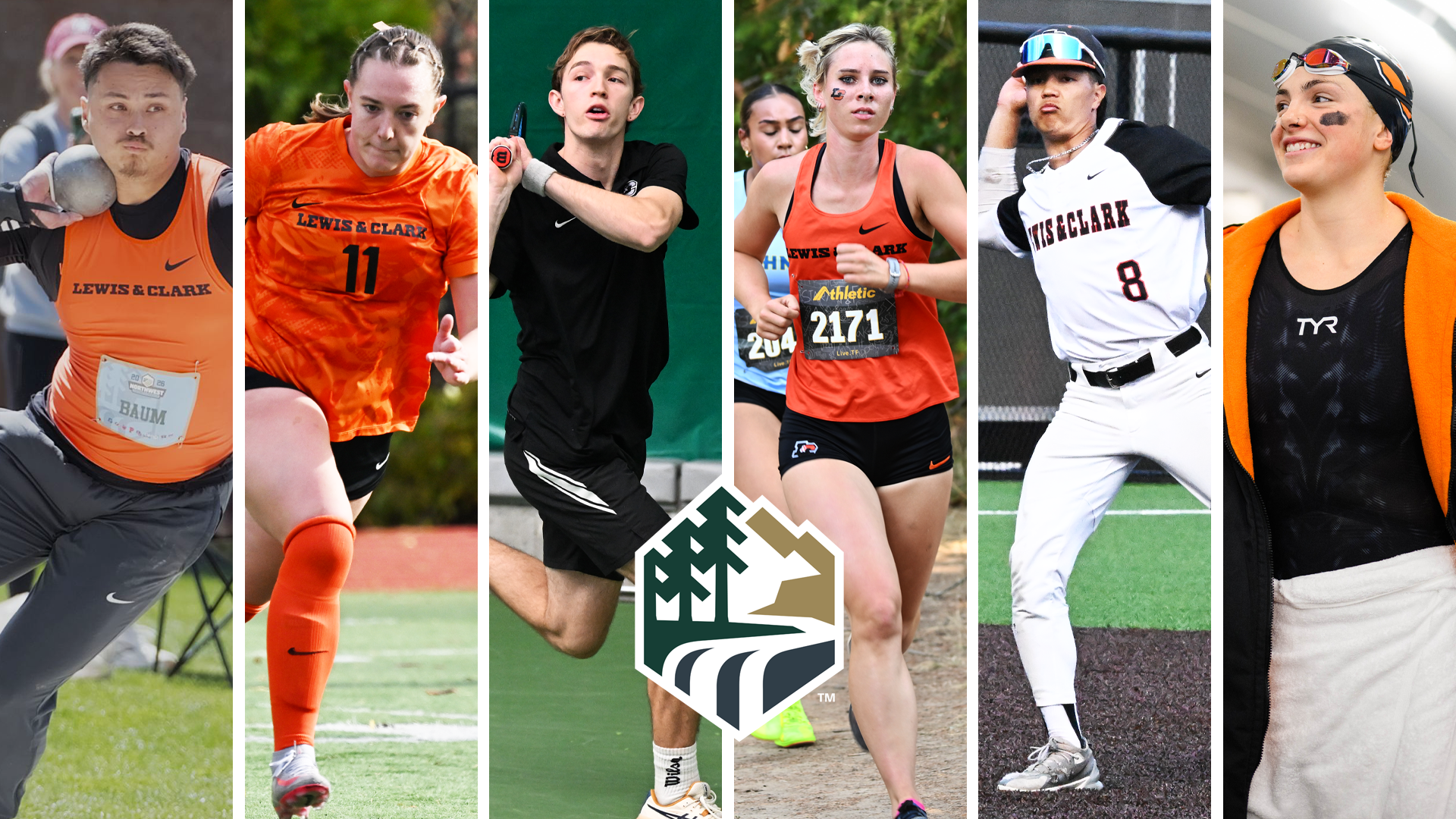 Andrew Baum, Abby Morrow, Wade McDermott, Miriam Reside, Brandon Gonazaga and Elise Barton appear left to right. 