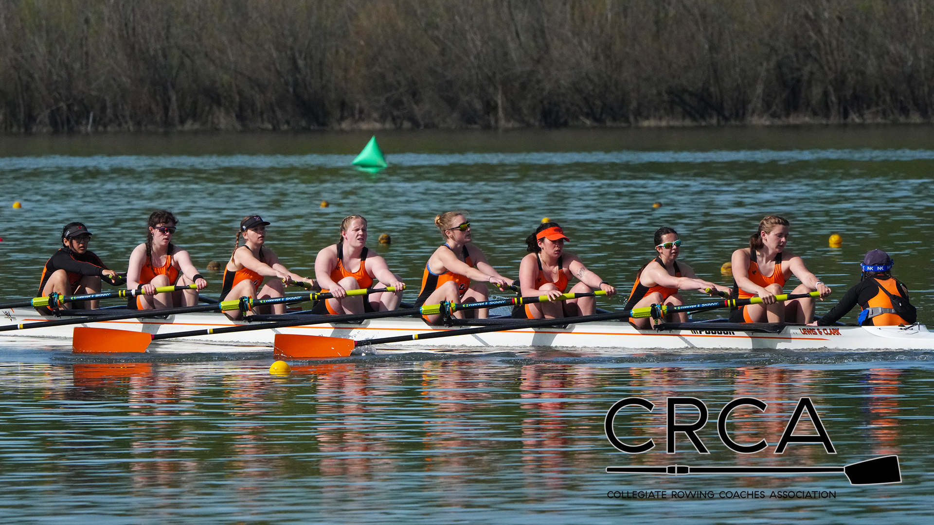 Members of the 1V8+ row in the conference championship. 