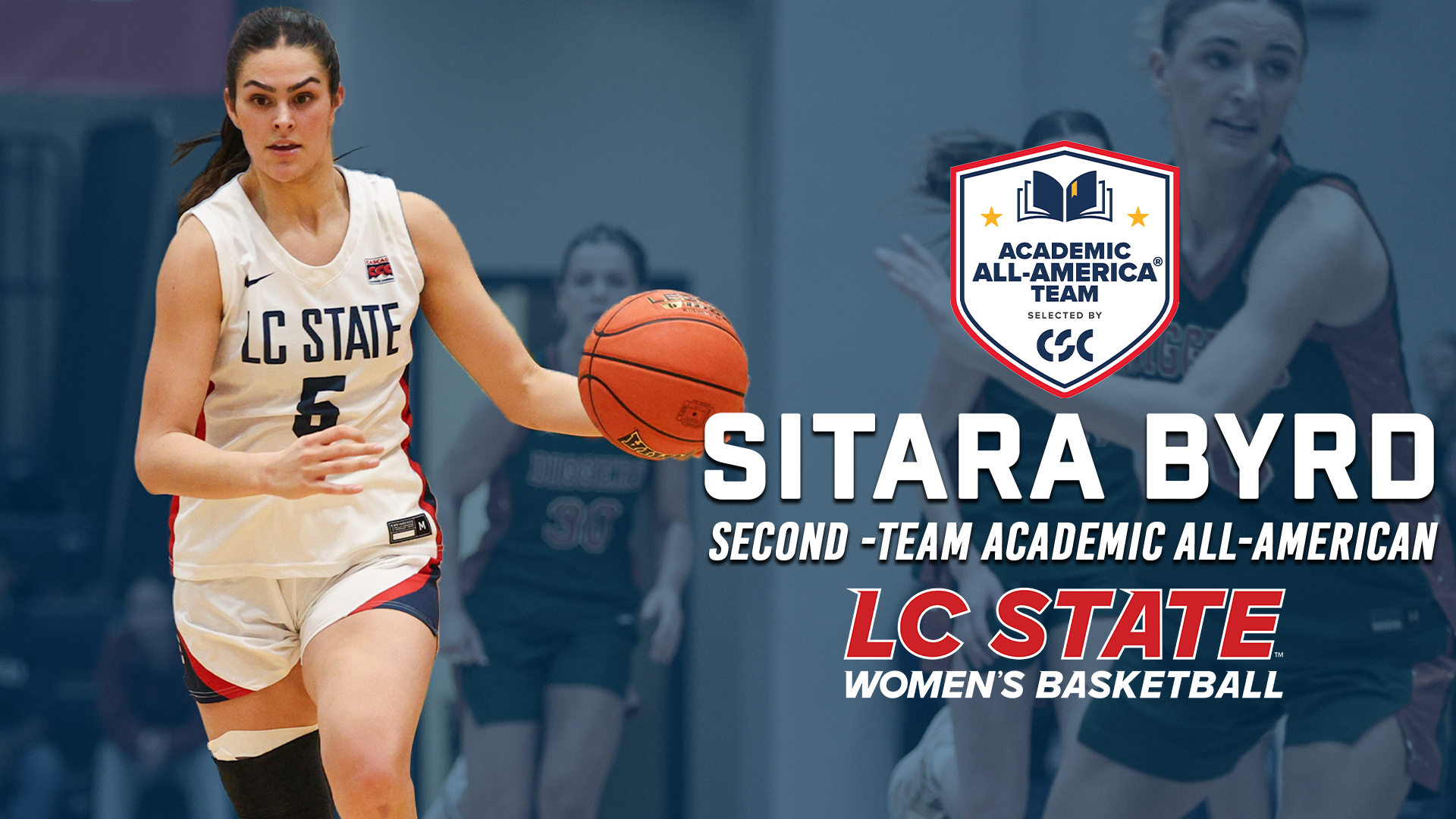 Byrd Second-Team CSC Academic All-American