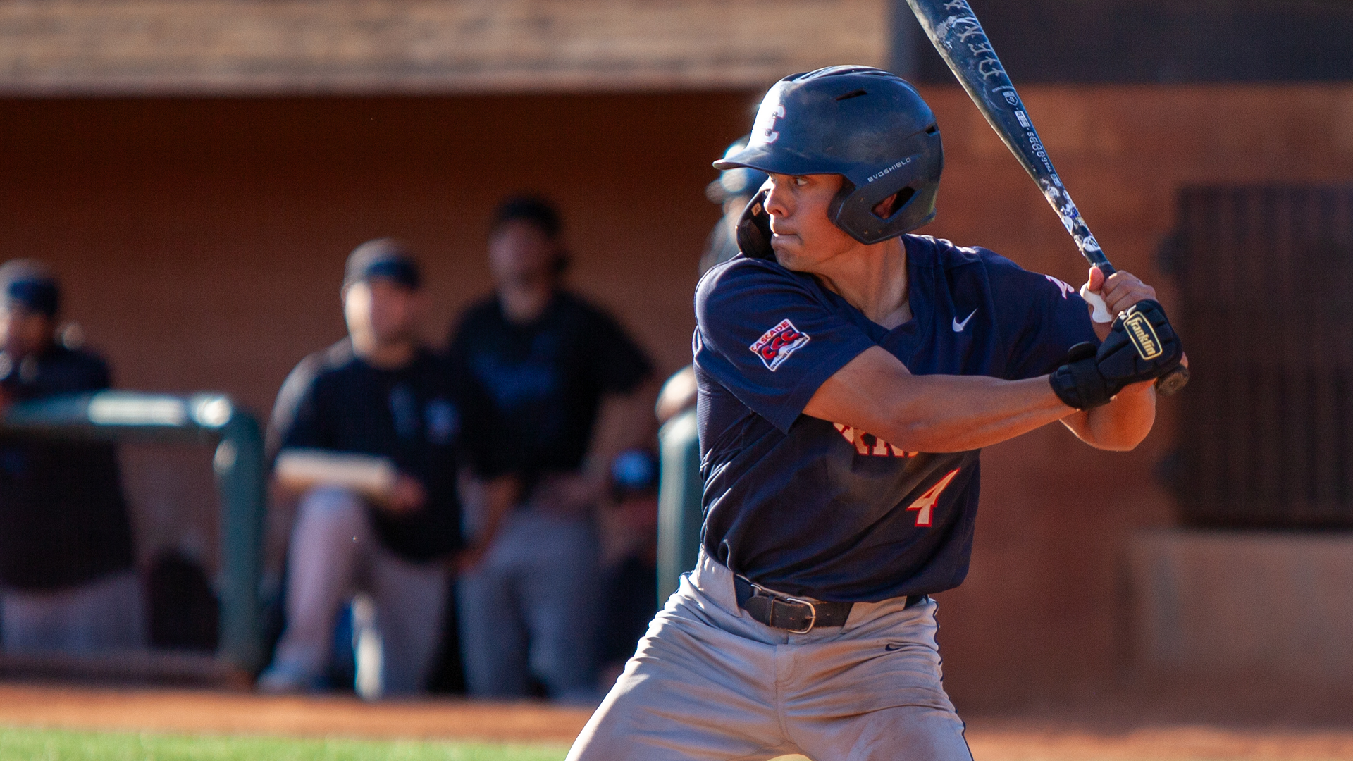 Spencer Zeller gets ready to swing