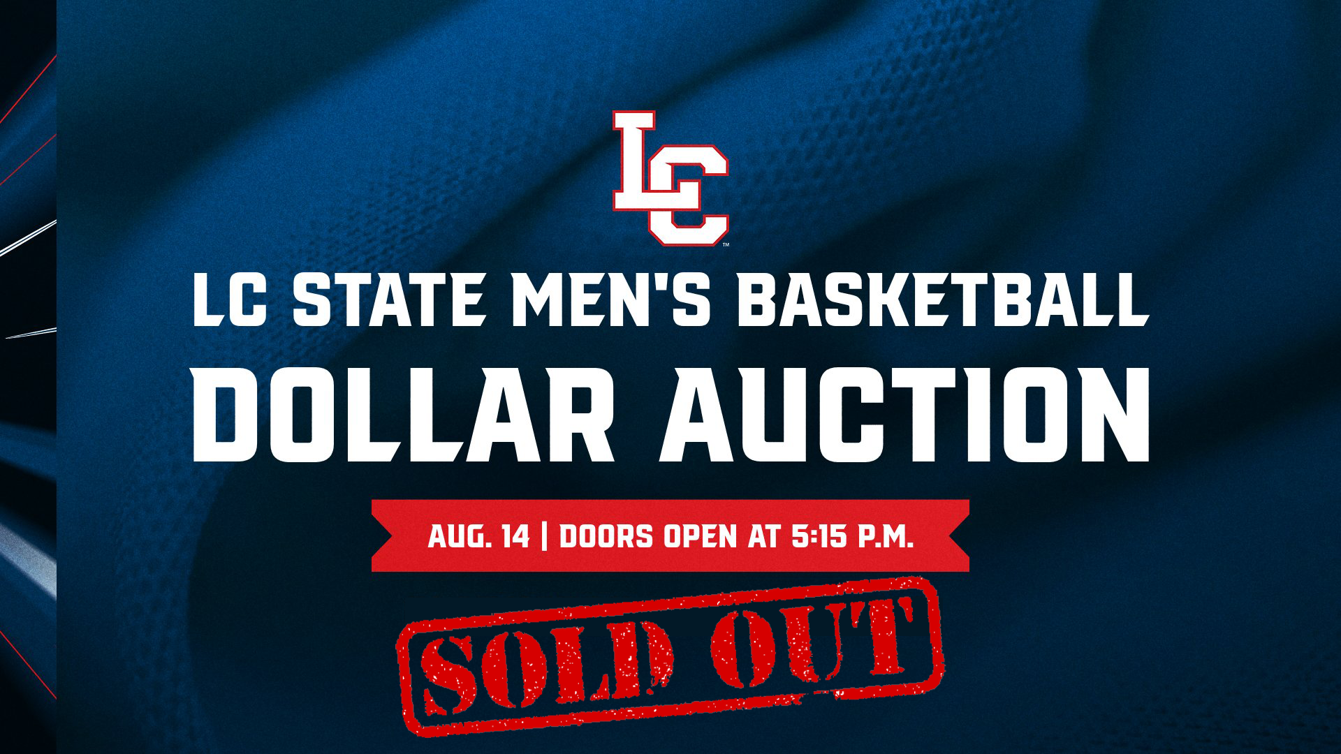 LC State Men's Basketball Dollar Auction Sold Out