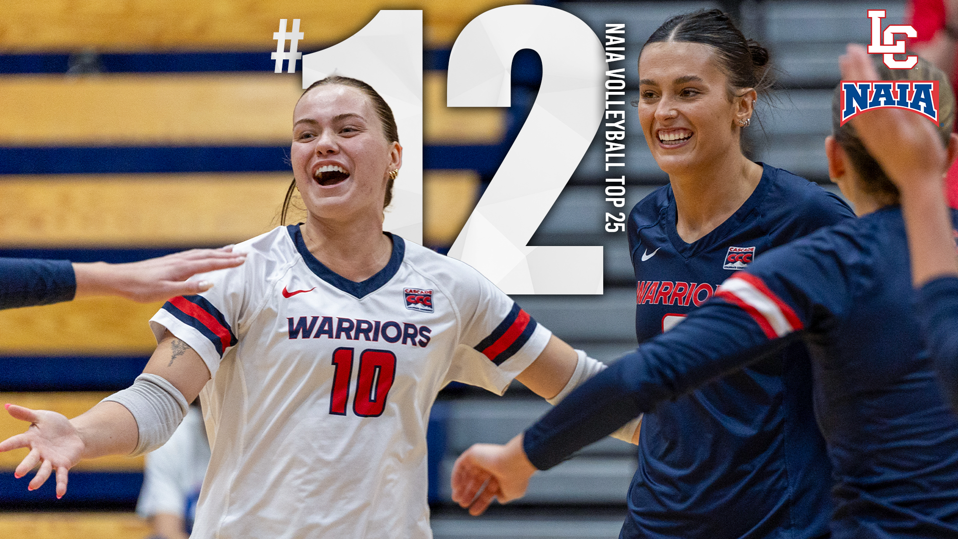 Kady Moore and Taylor Boyce in front of #12