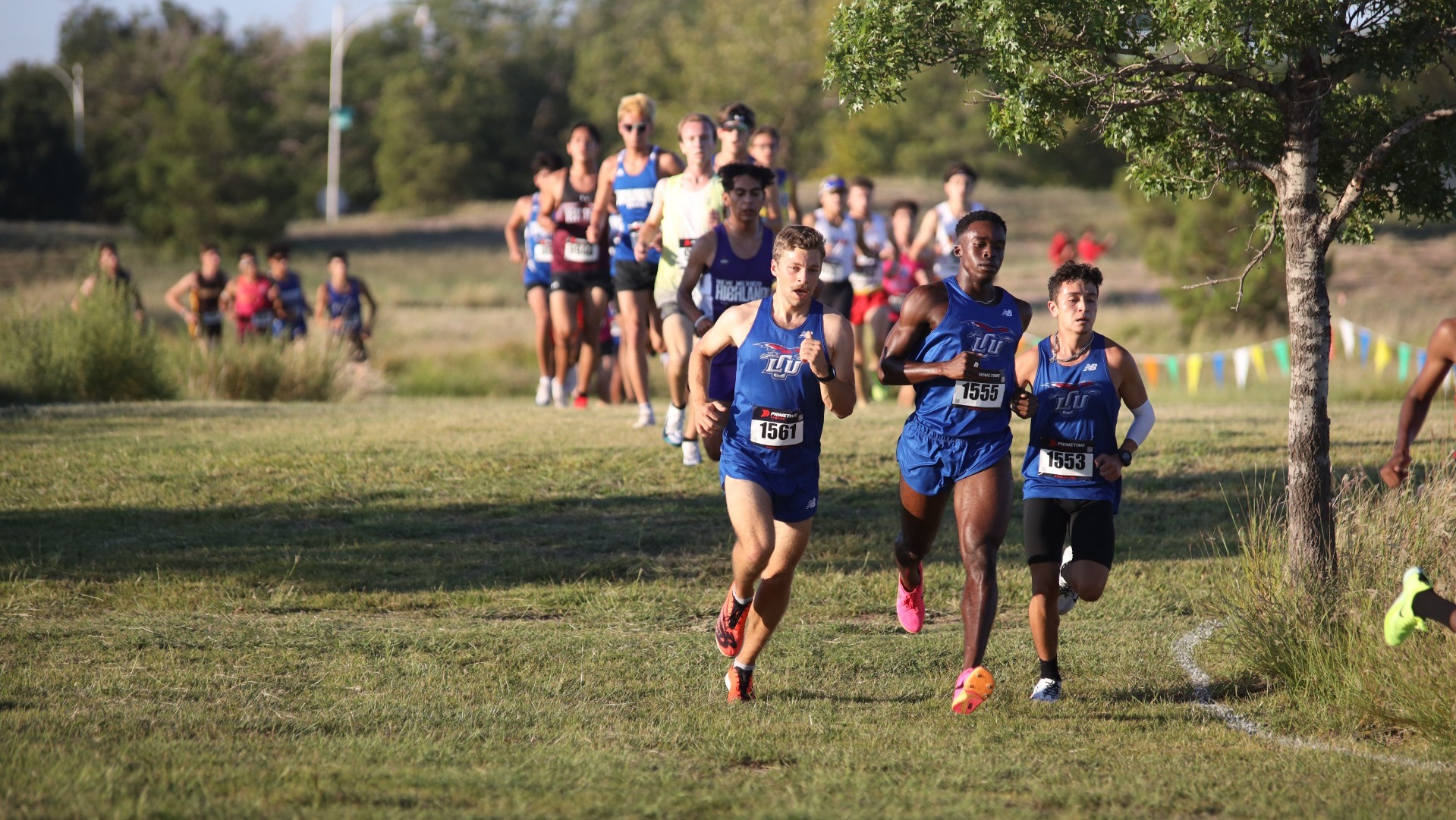 Lubbock Christian athletes run in the Texas Tech Open at the LCU Cross Country Course. 