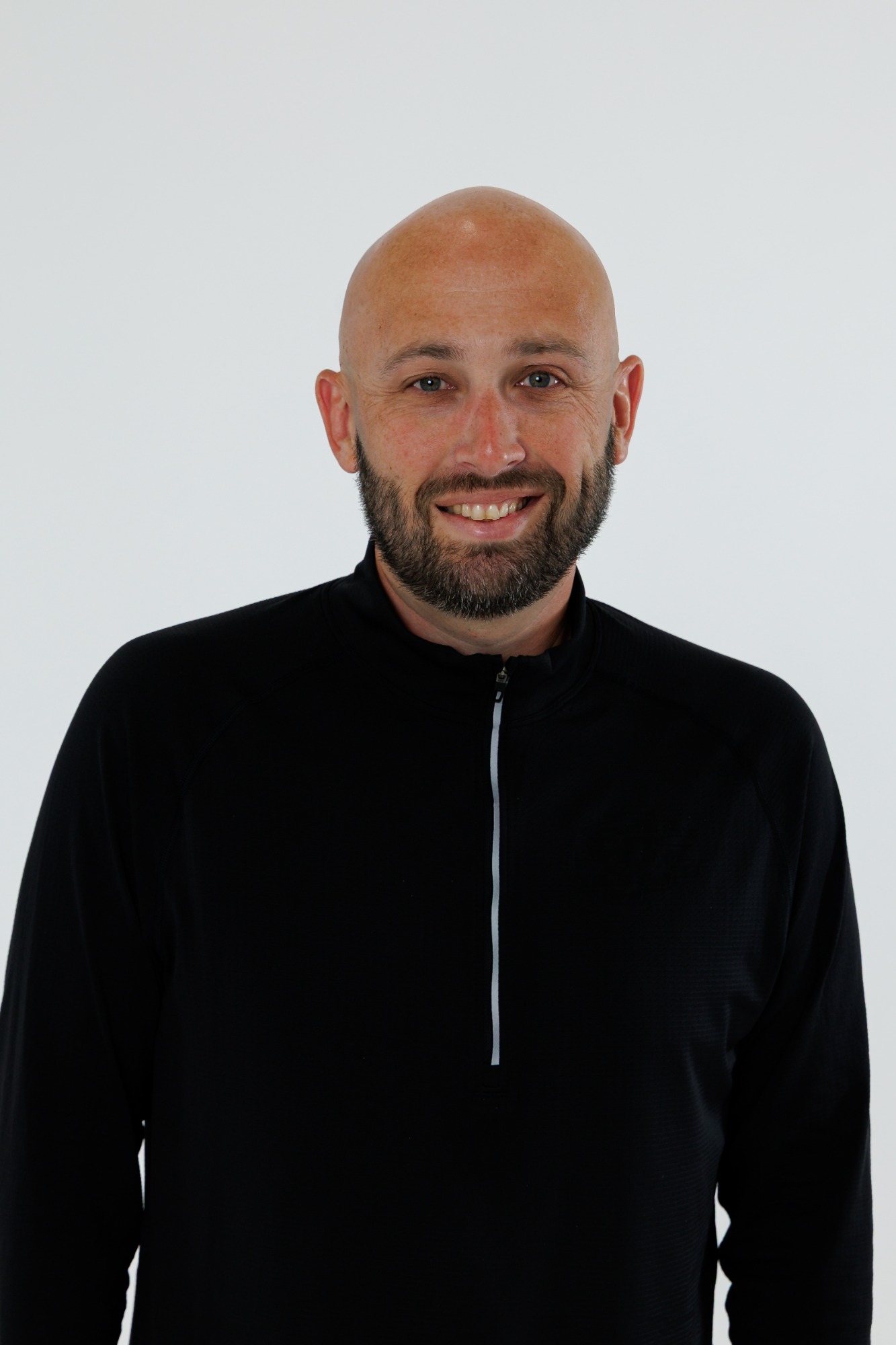 Alistair Caldwell, black quarter zip
