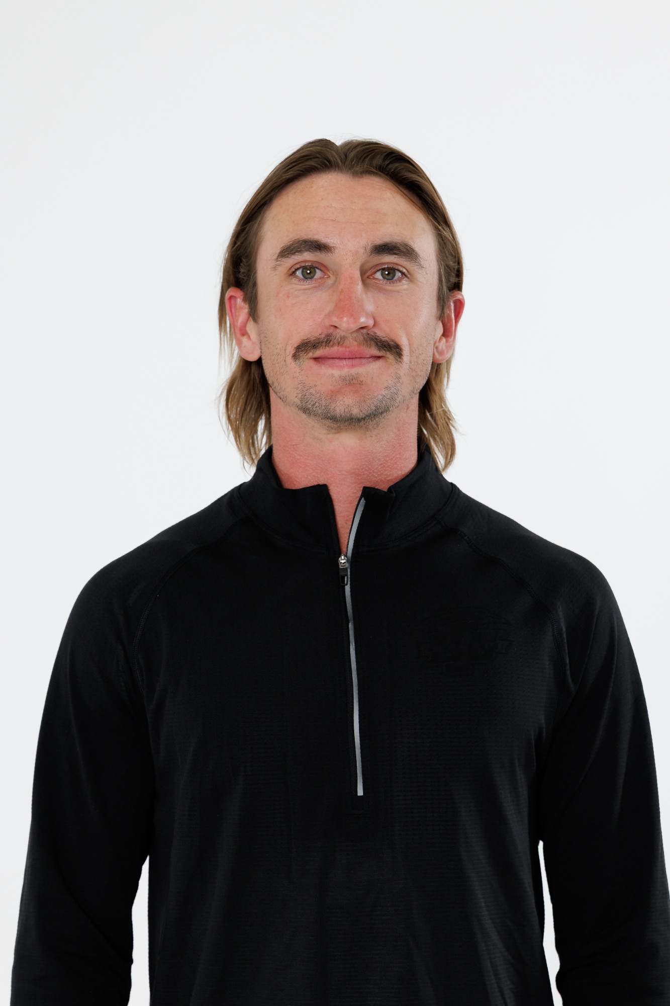Houston Fralick, black quarter zip