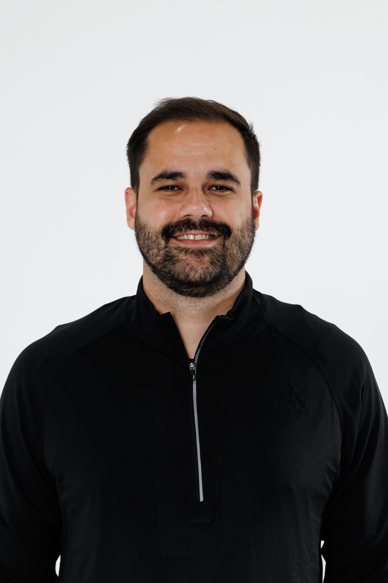 Joao Souza, black quarter zip