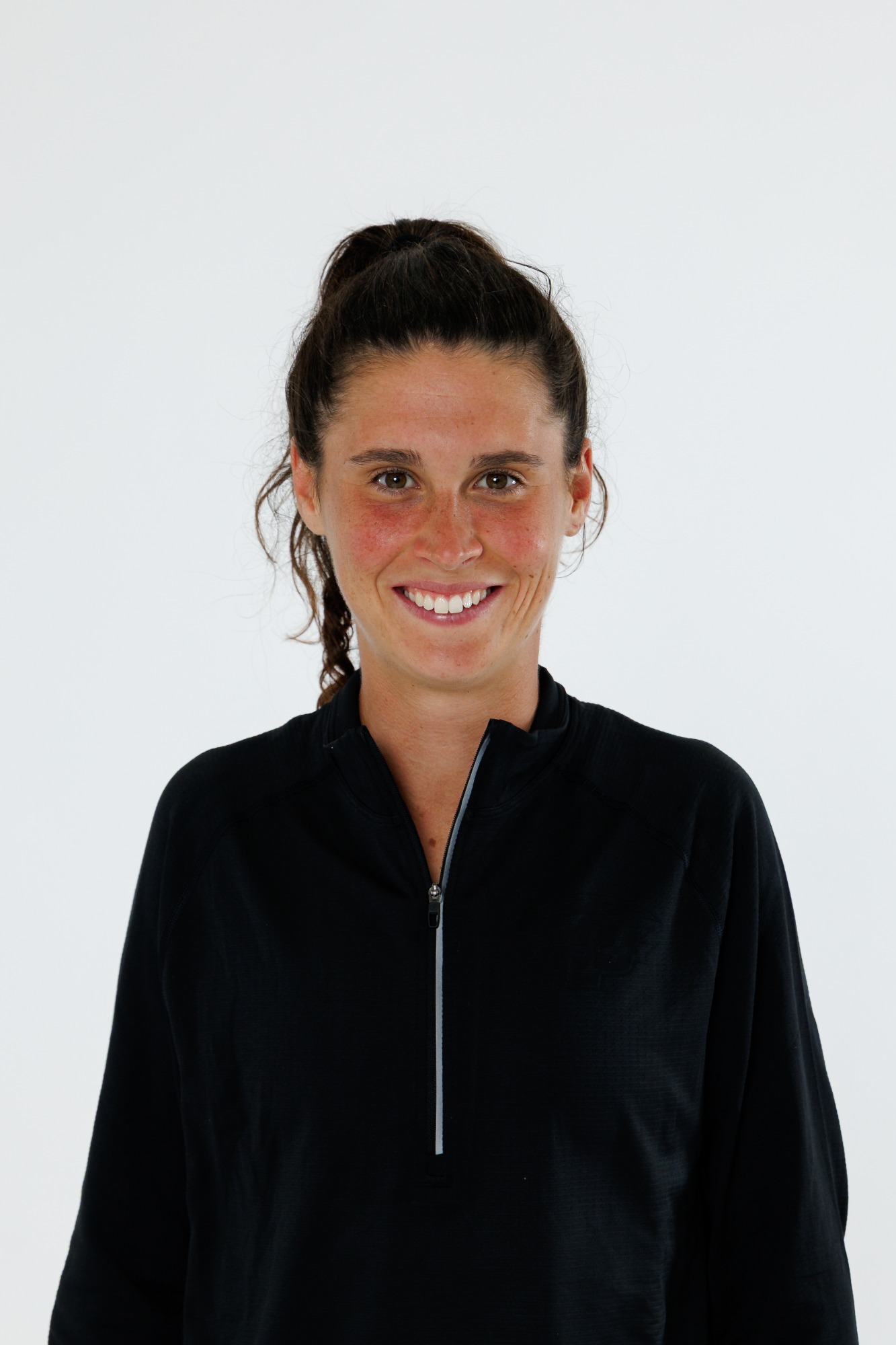 Olivia Weider, black quarter zip