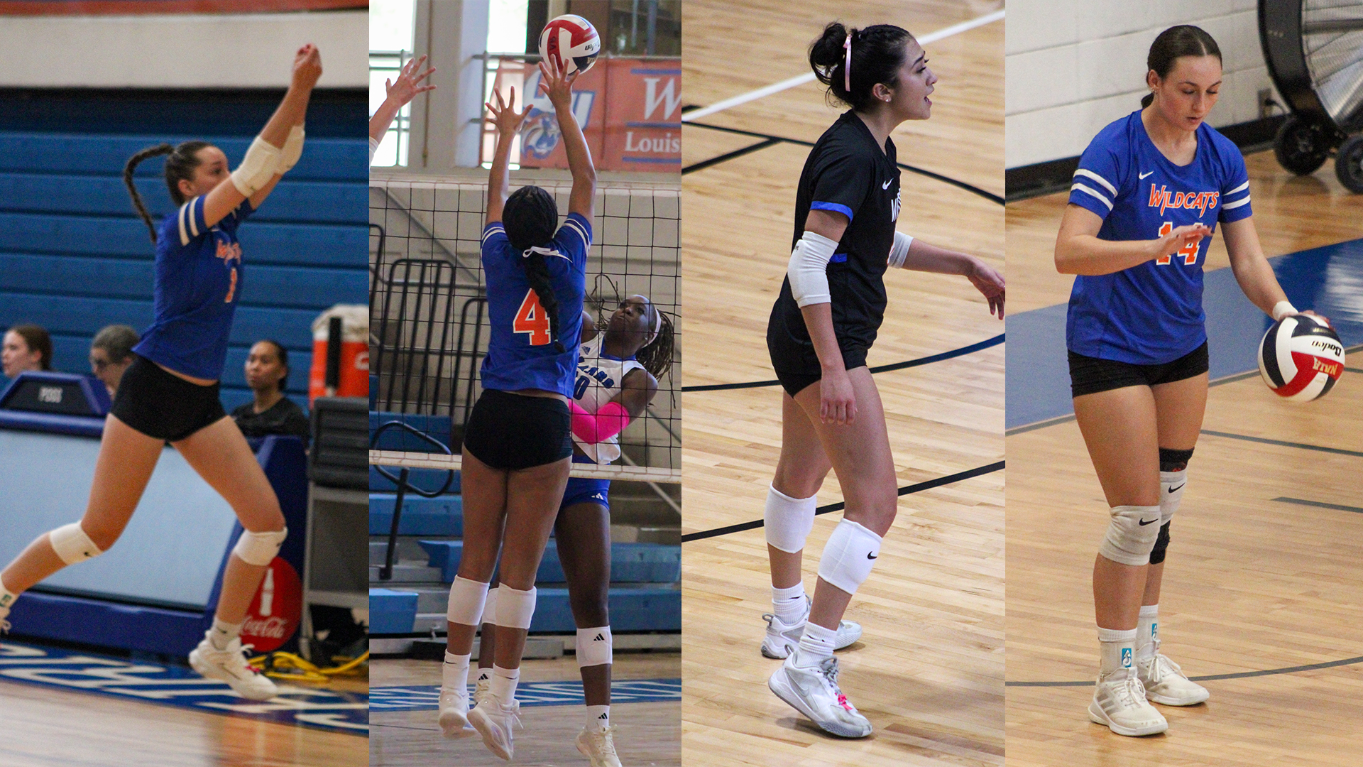 LCU Volleyball 2025 All-Conference Award Winners Action Shots