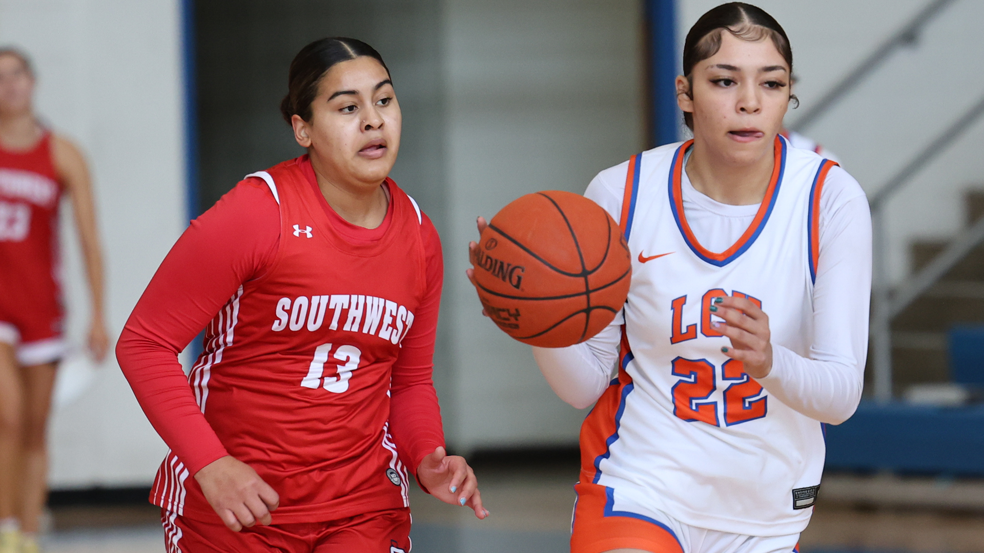 Kylei Leblanc dribbling down court vs. Southwest 1/17/26
