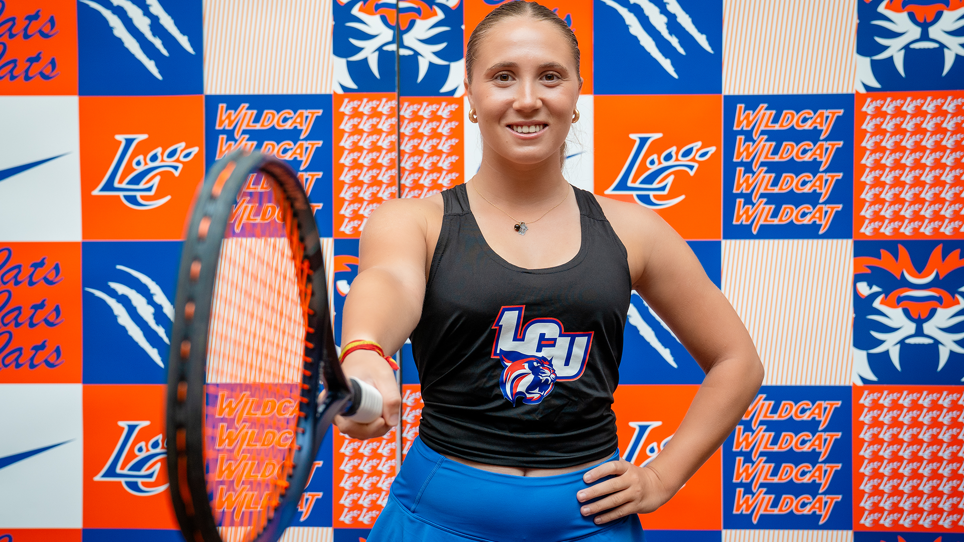 Valeria Callejo at media wall