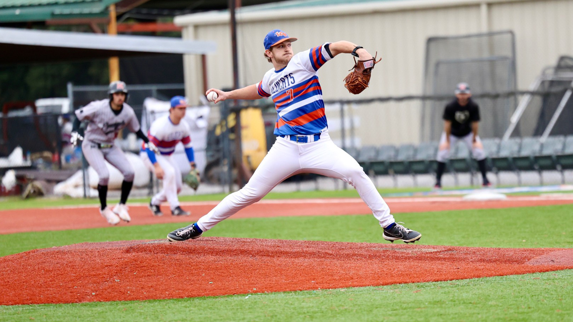 Colton Williams pitching vs. MACU 1/22/26