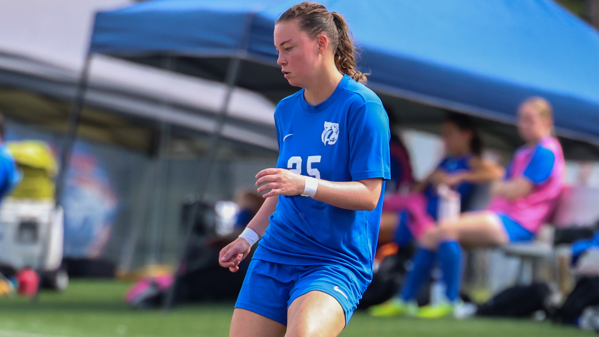 Katalina Medina on ball vs. Texas College 9/26/26