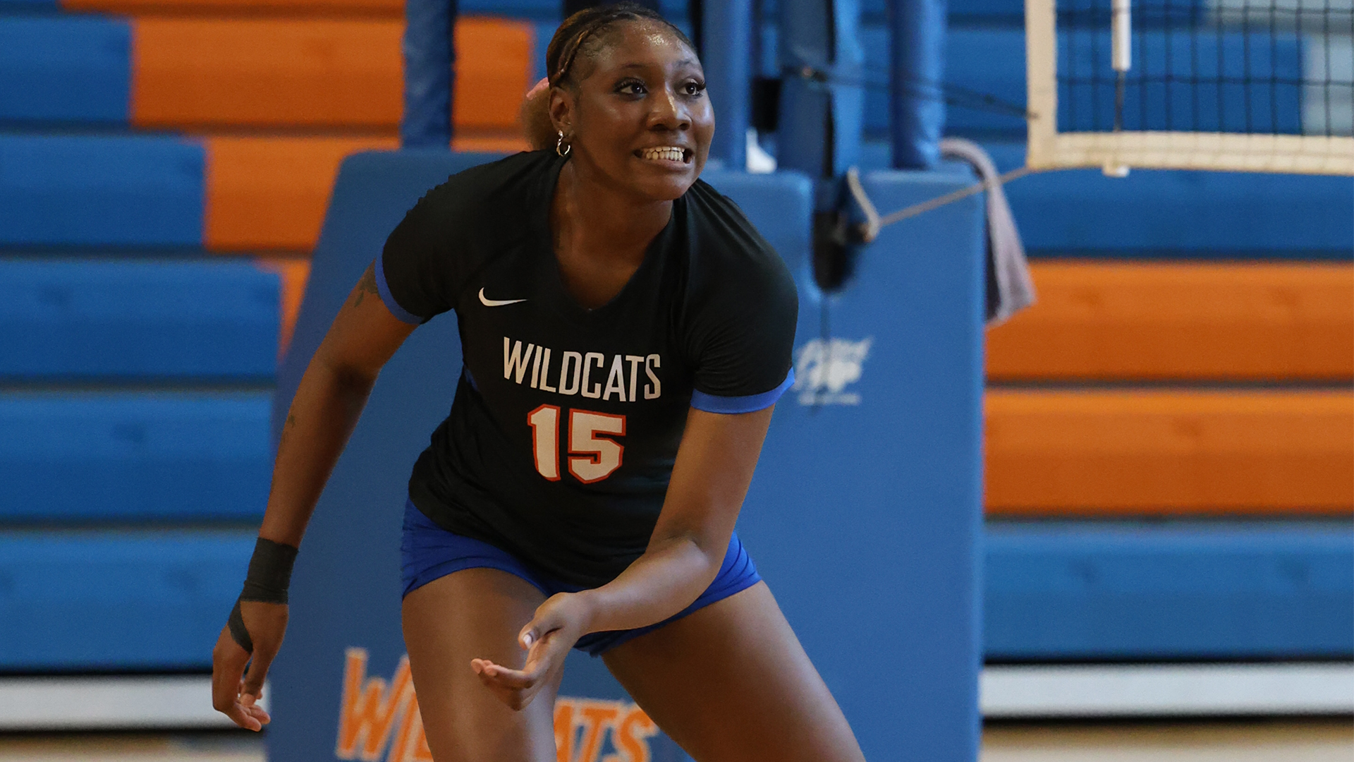 Kourtlyn Smith watching action during match vs. Southwest 10/3/26