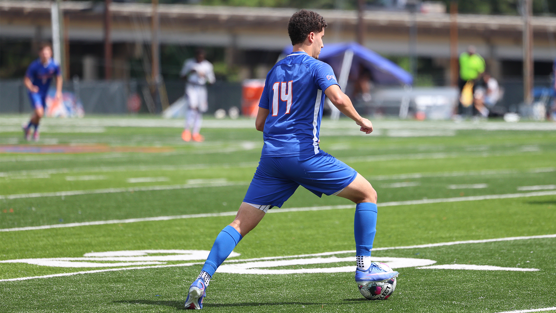 Juan Pablo Murillo Pazos on ball vs. Texas College 9/26/26