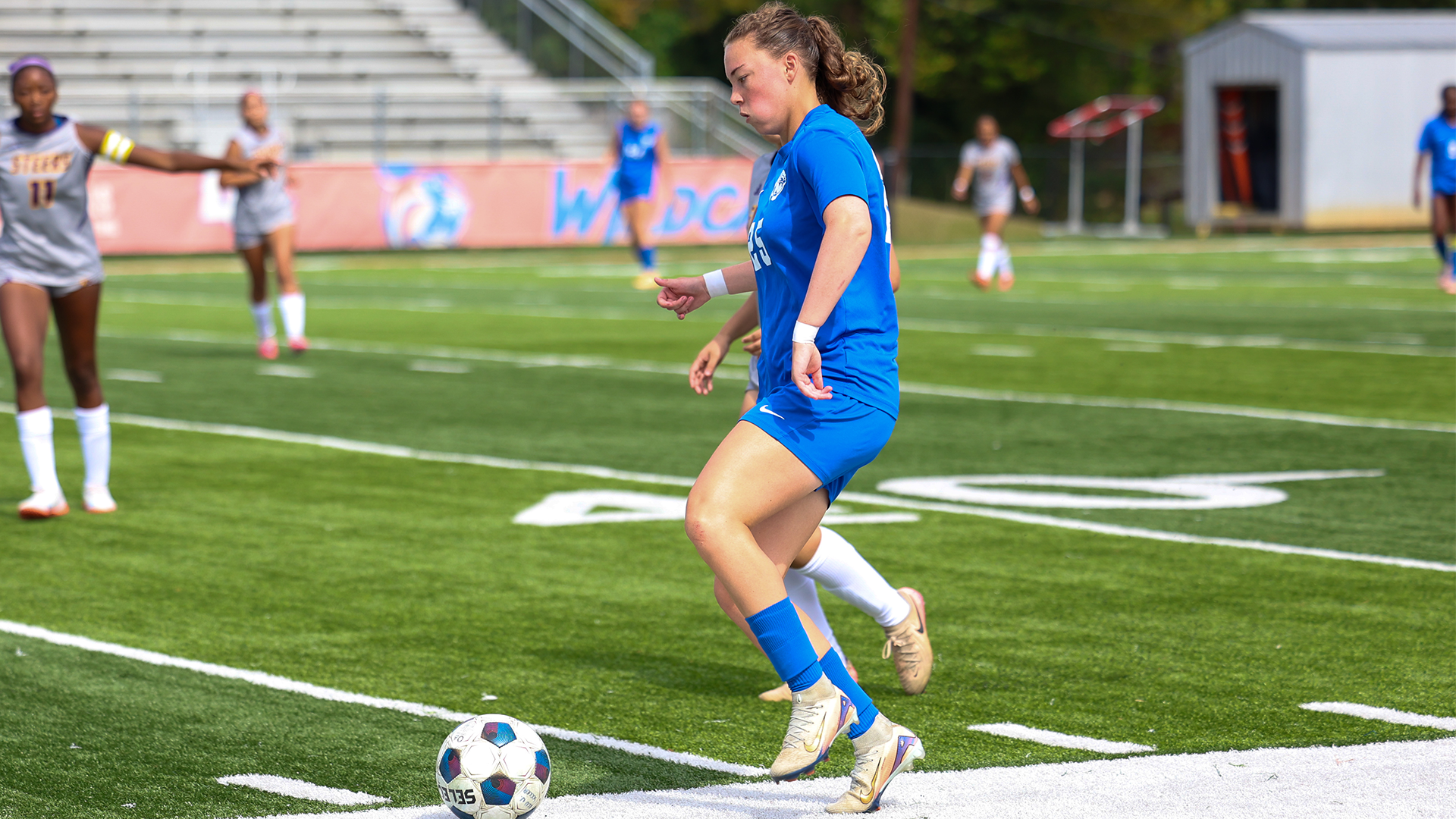 Katalina Medina on ball vs. Texas College 9/26/26