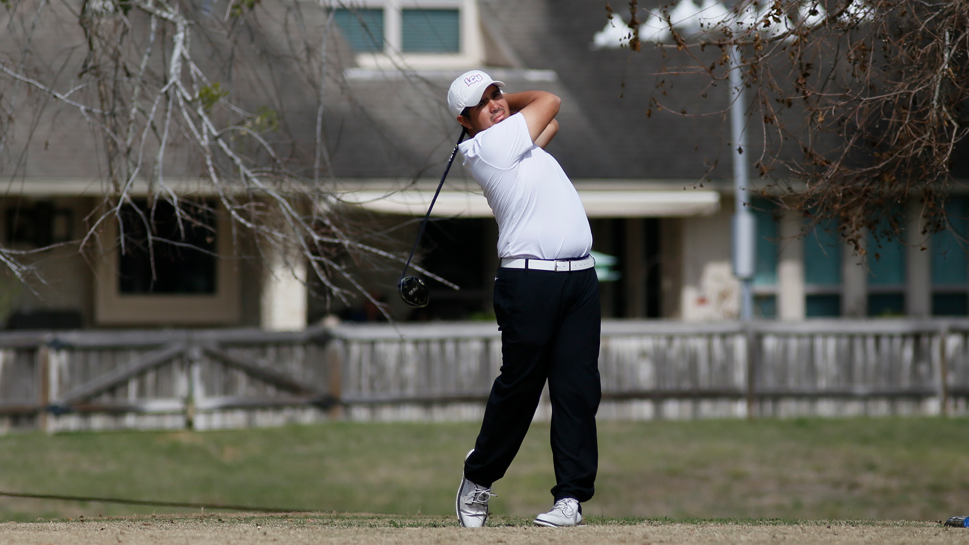 Andrew Cordova tees off during 3rd round of Claud Jacobs Invitational 2/17/26