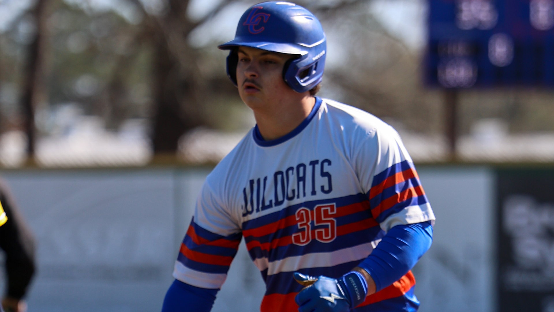 Braden Trull celebrates base hit vs. CIU 2/5/26