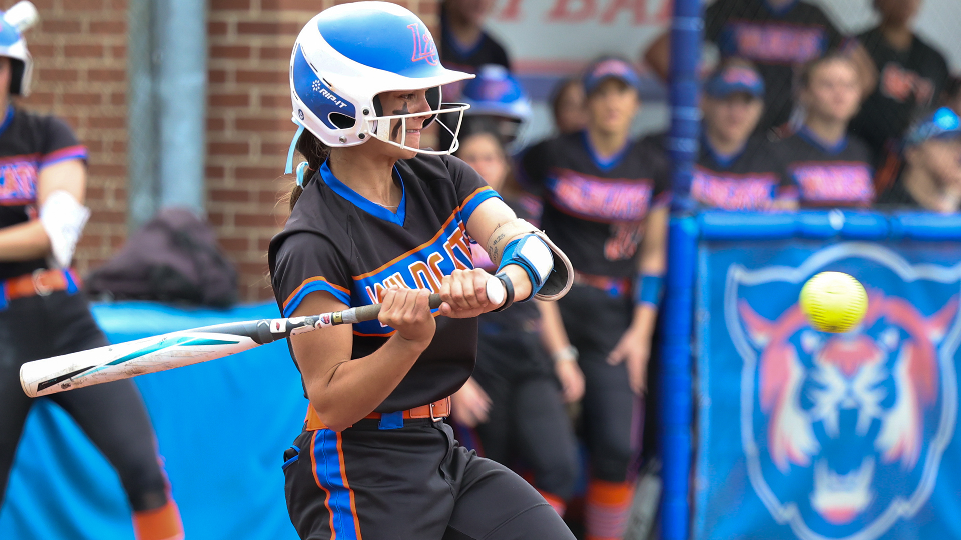 Lexi Broussard swings at pitch vs. Xavier 3/7/26