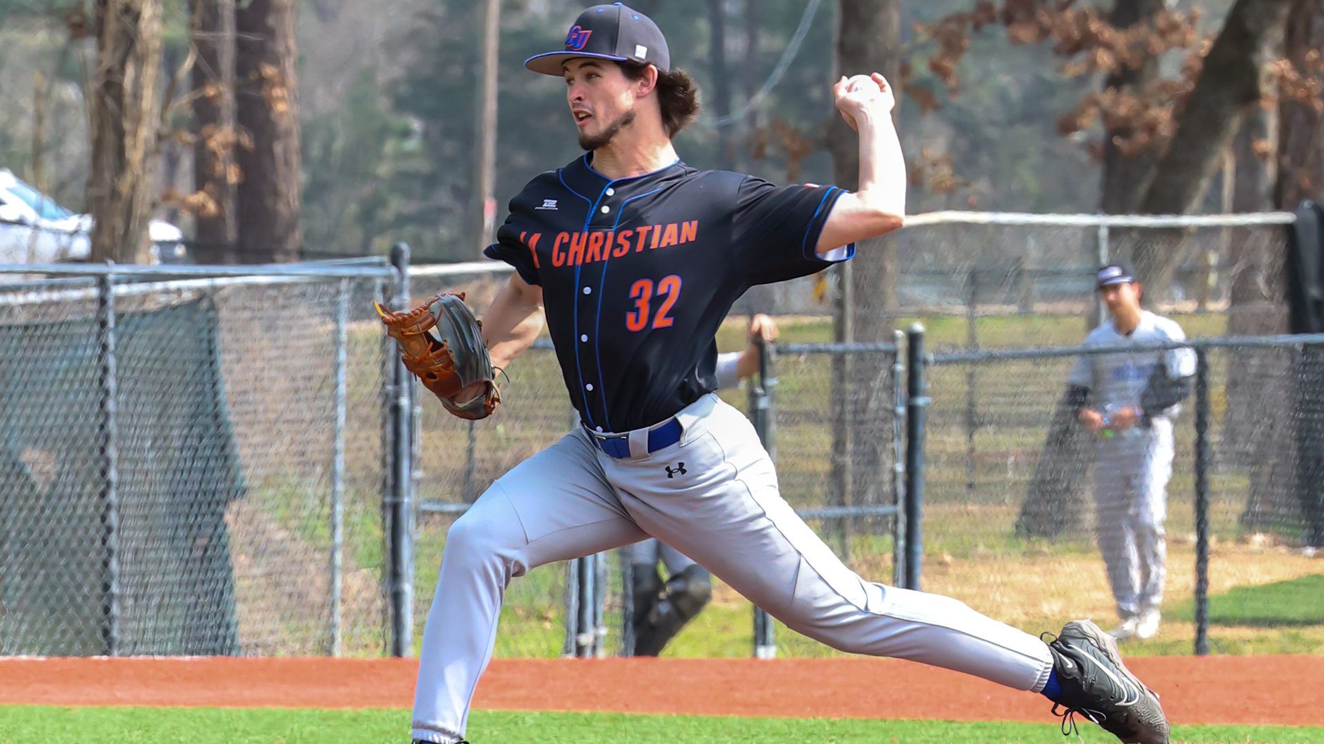 Seth Whitney pitches against Jarvis Christian 2/21/26