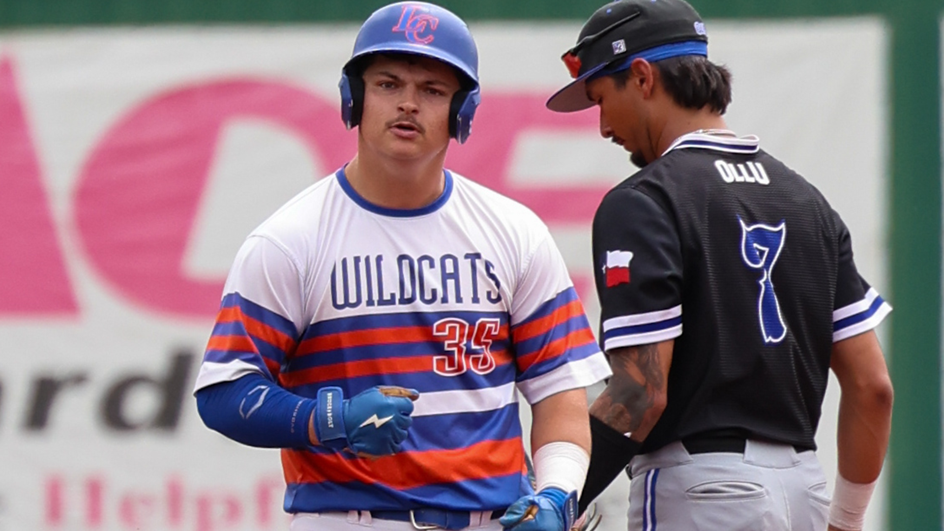 Braden Trull stands on 2nd base after a double vs. OLLU 4/2/26