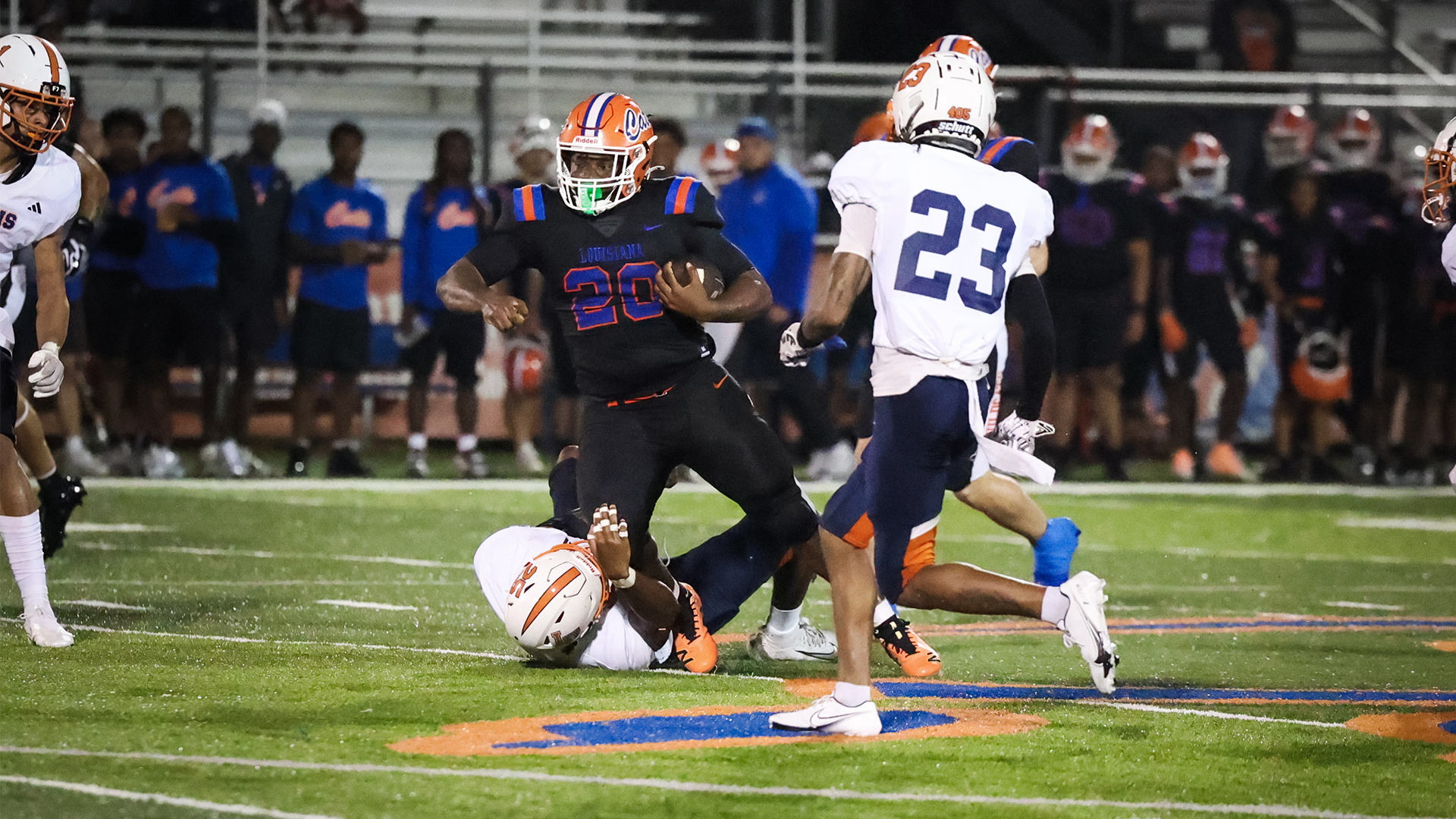 Jaterrius Johnson rushing against Langston 9/5/26