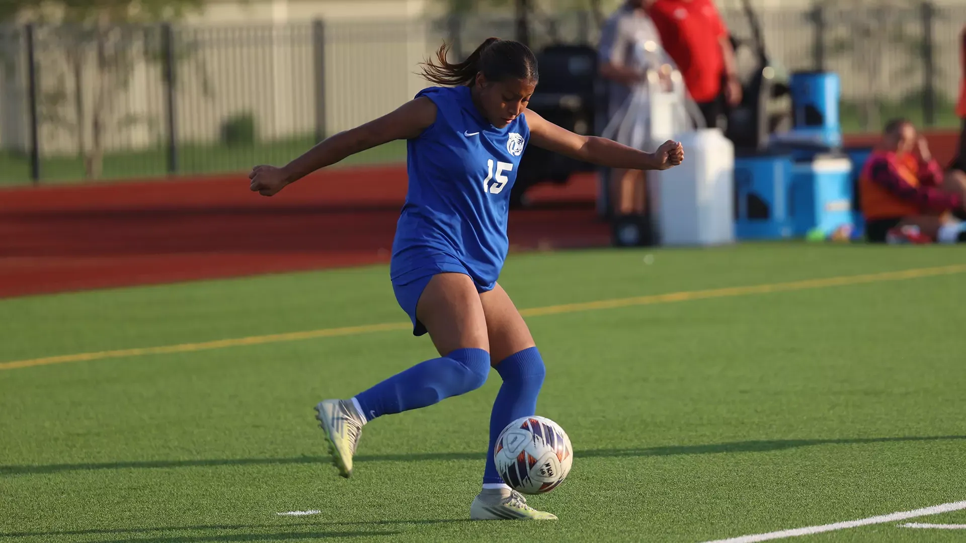 Mia Serrato on ball vs. Nicholls 8/29/26