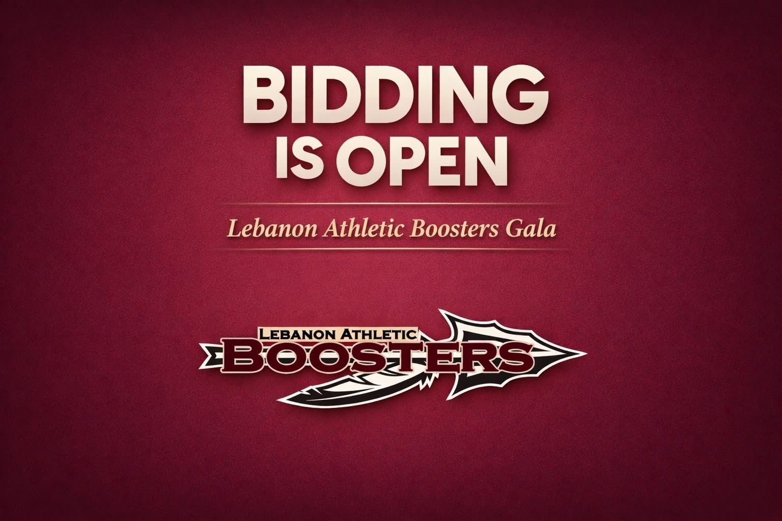 2026 Boosters Bidding Open