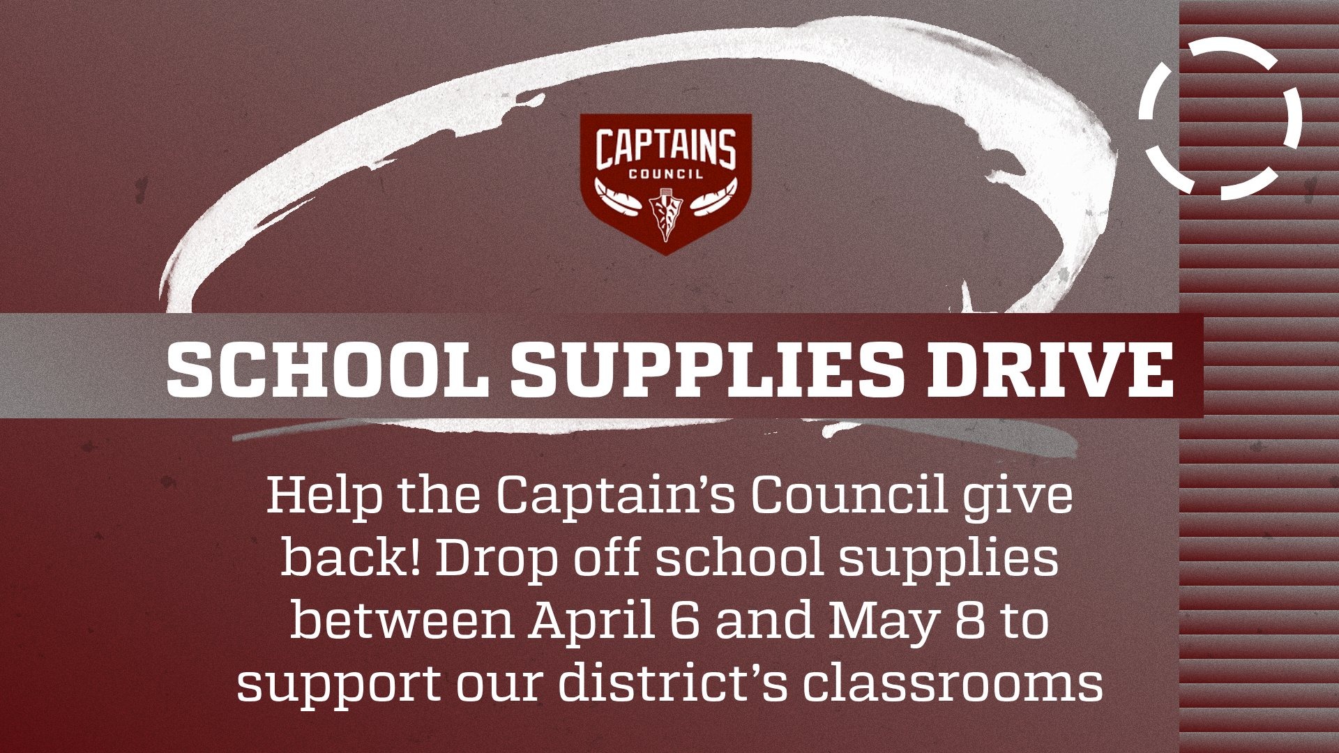 Captains Council Supply Drive