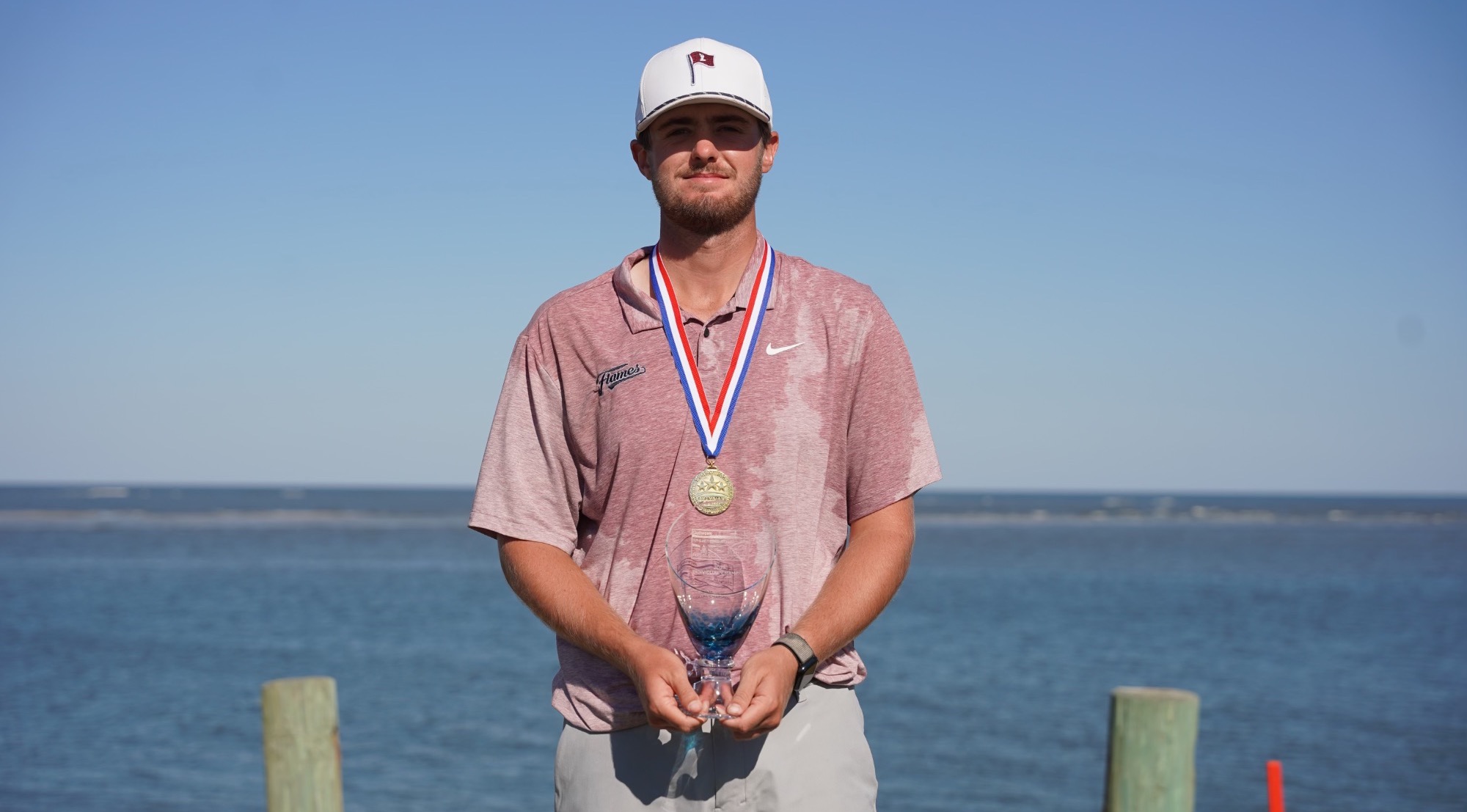 Zielinksi with trophy