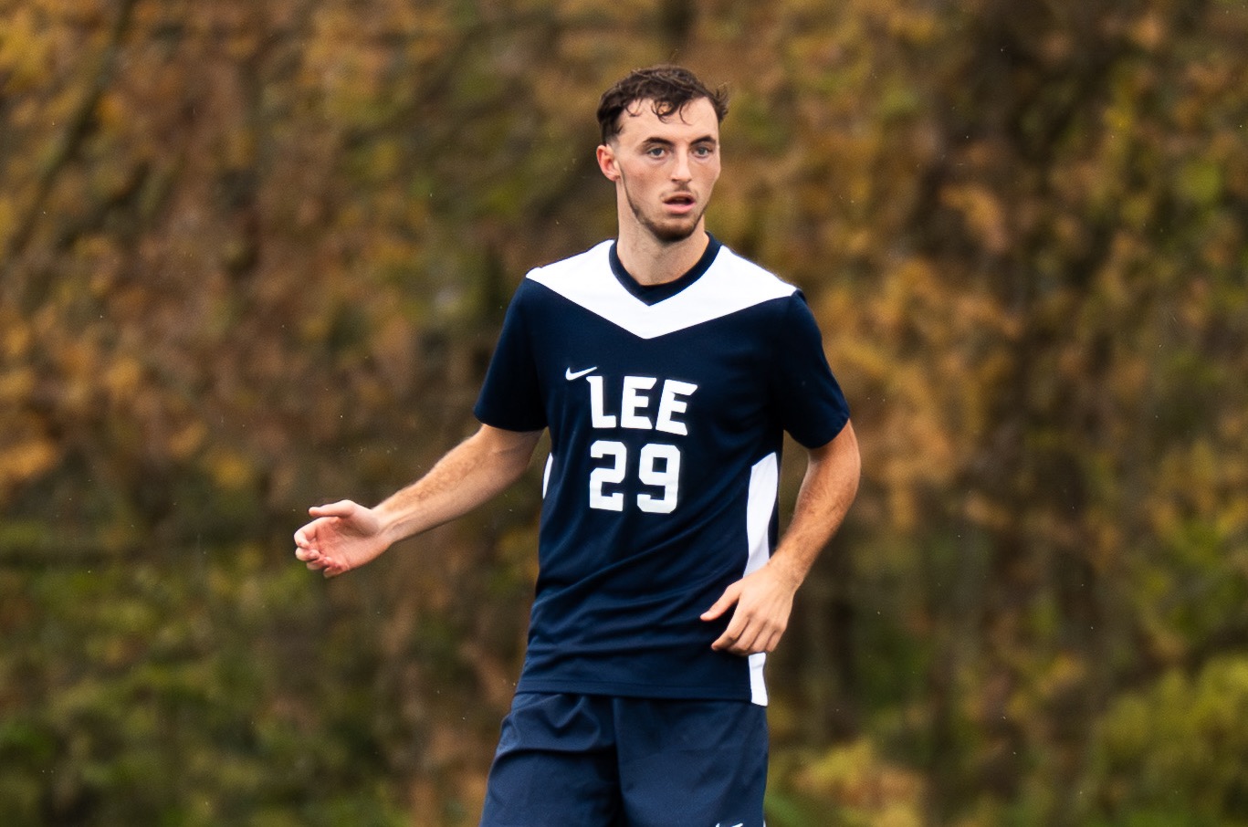 Oberbeck with the ball