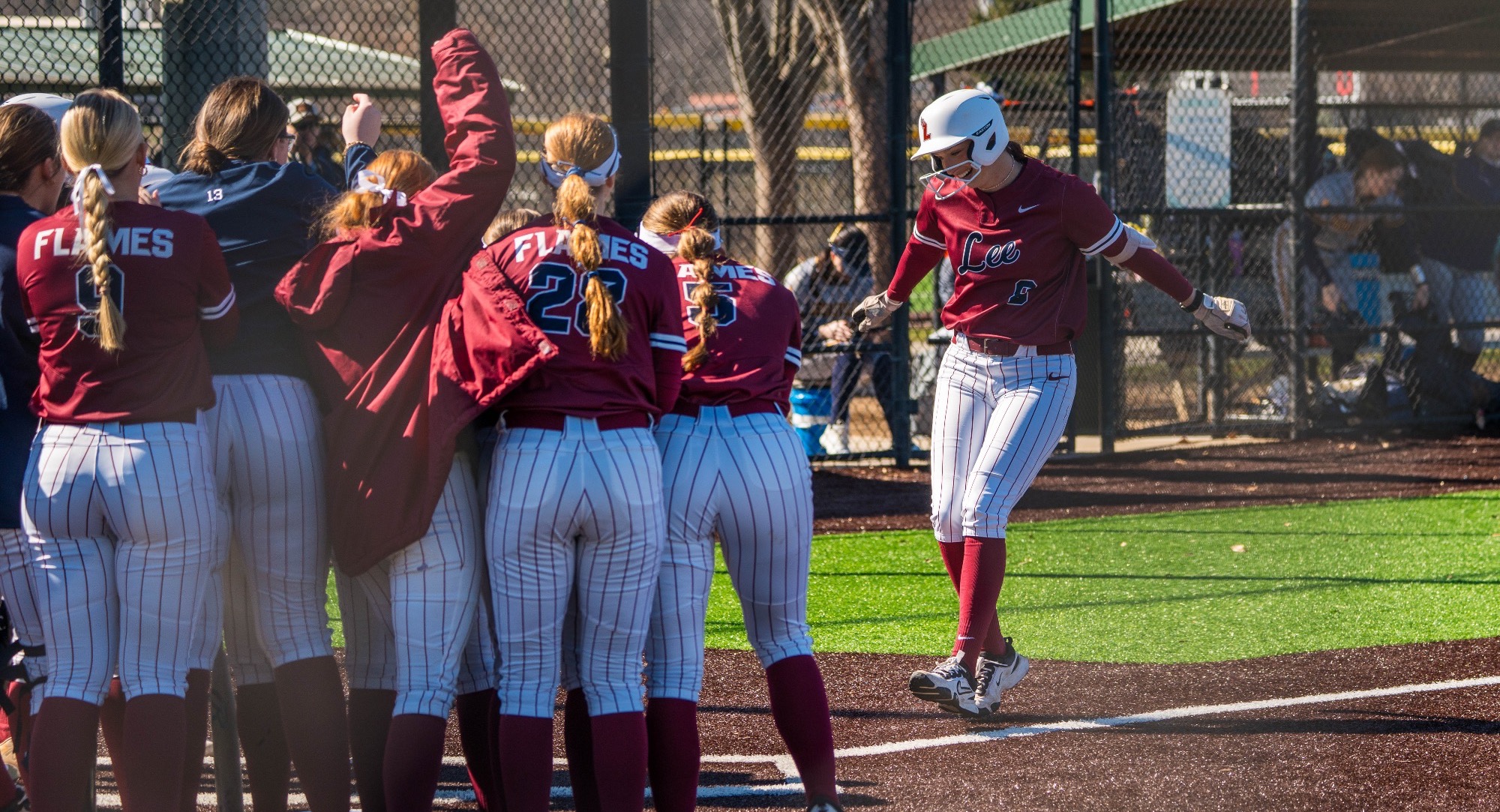 Jarvi celebrating home run