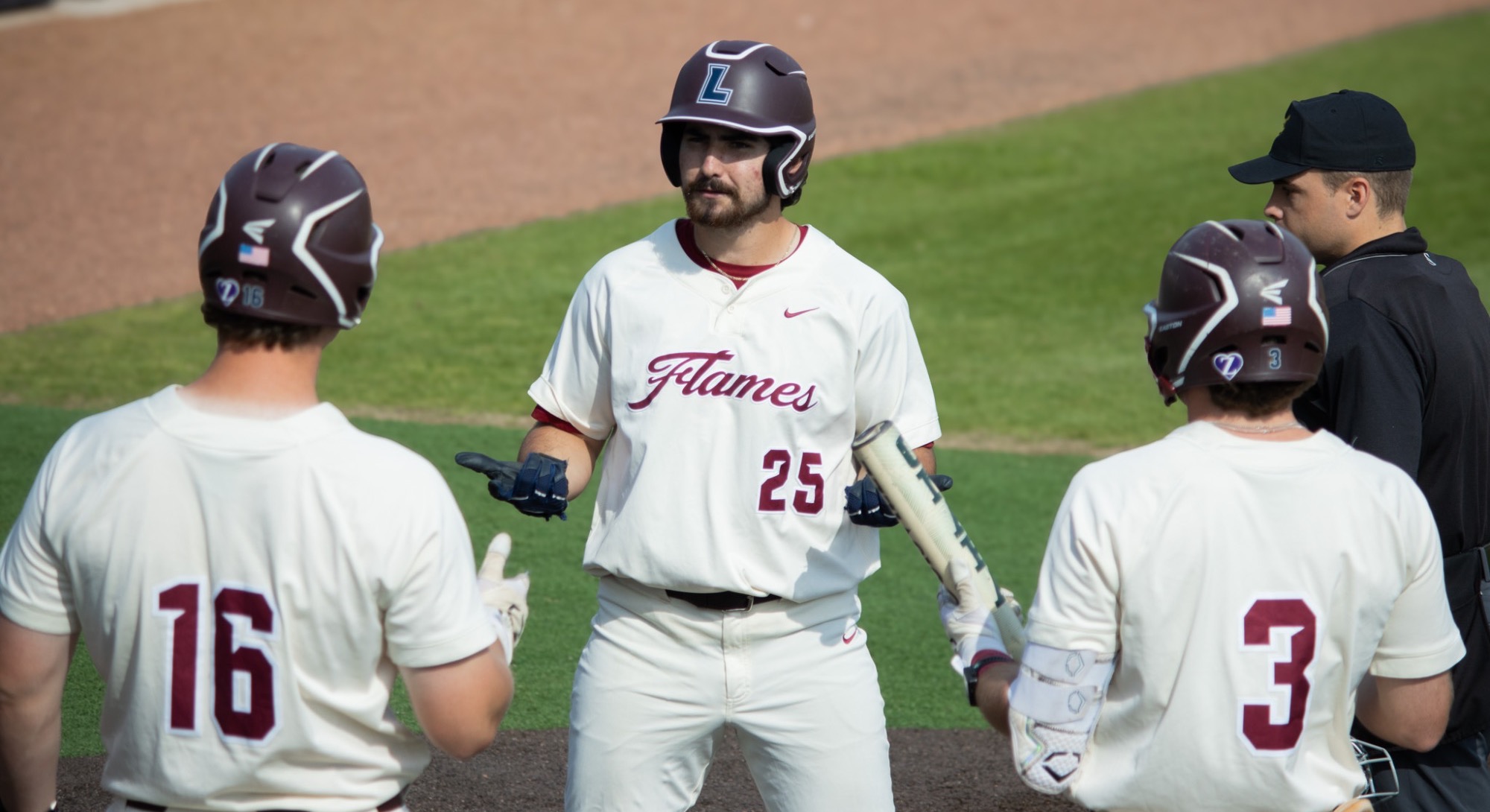 Turner celebrating a home run