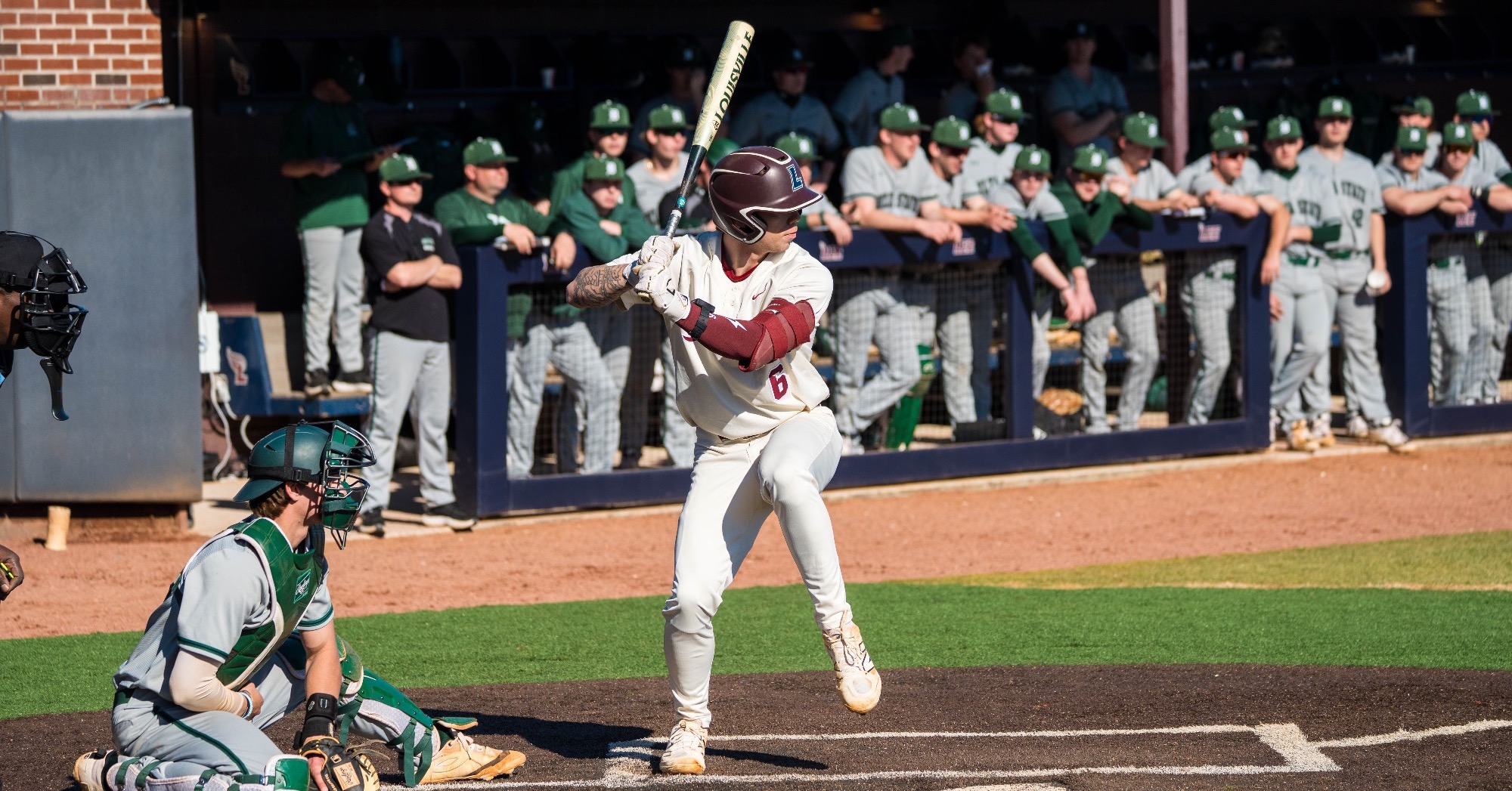 Collier at bat