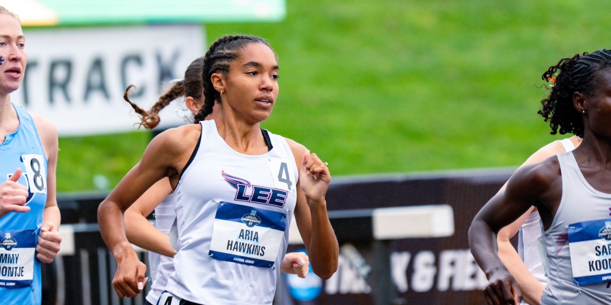 Aria Hawkins runs in 1500m_DII-Nationals