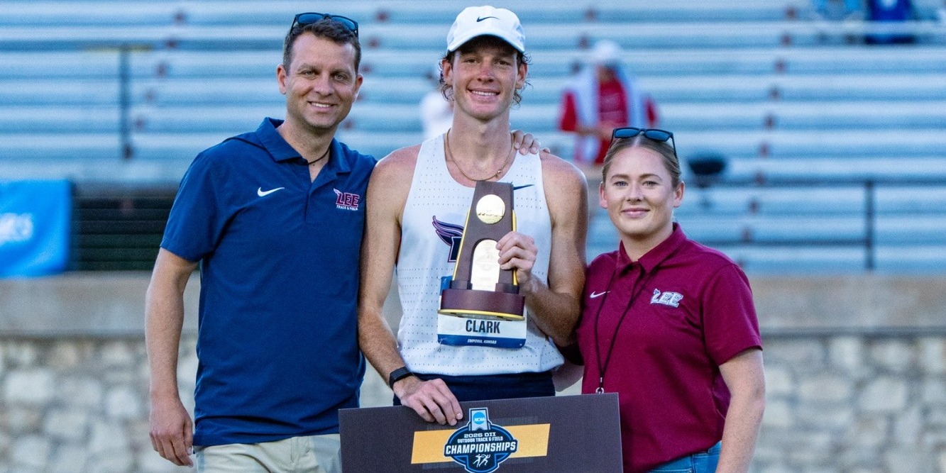 Clark Steeplechase Champion with Coaches