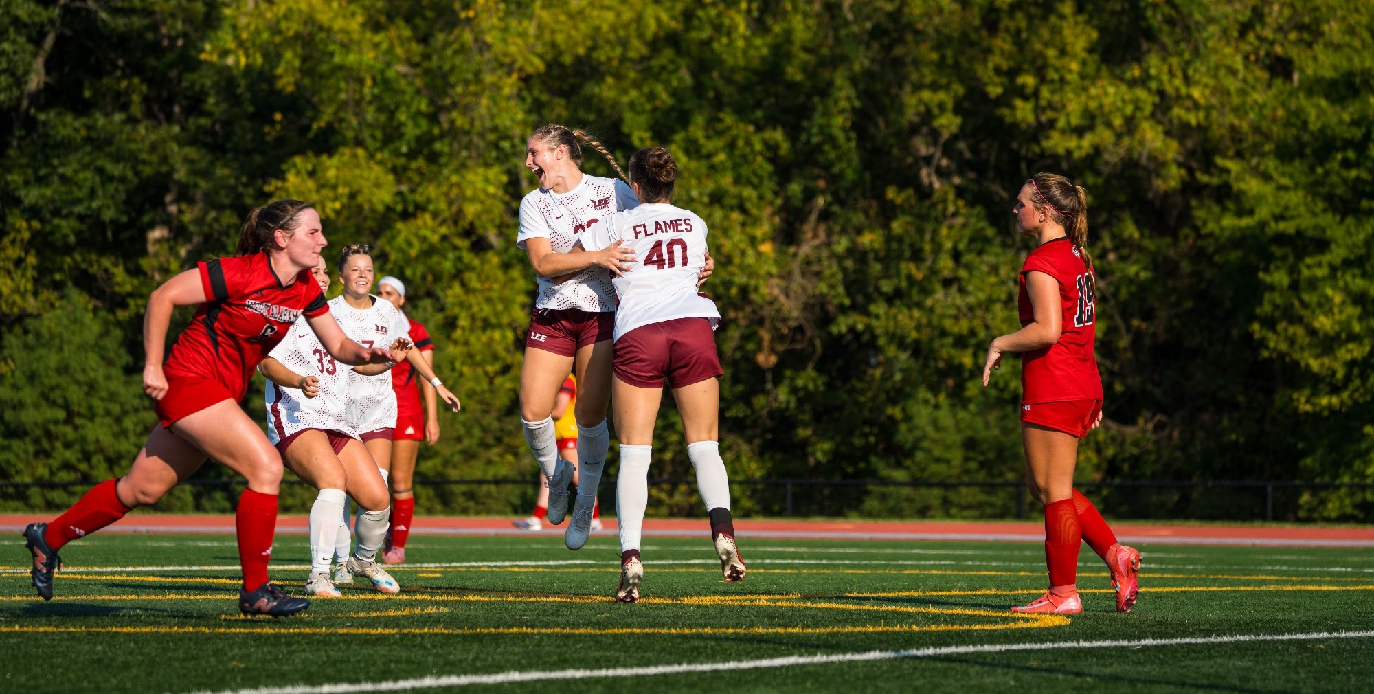 Ava Smith celebrating