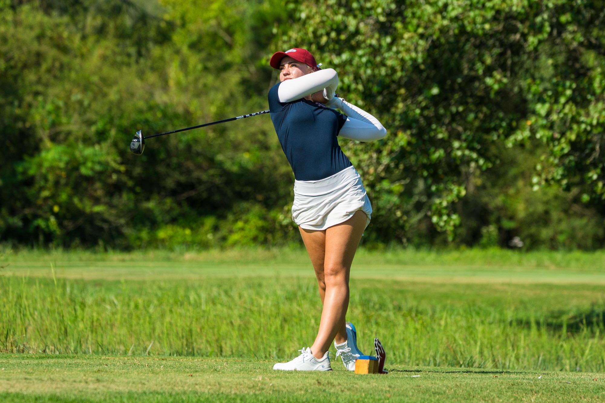 knight hitting the ball
