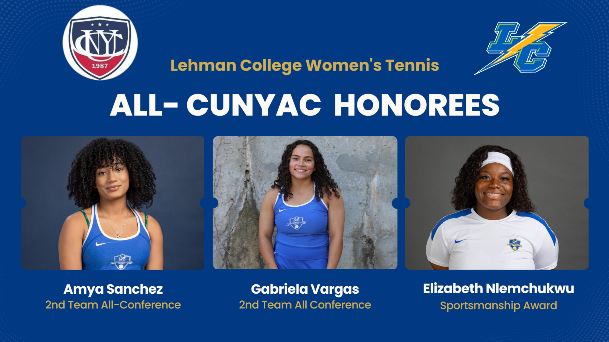 2025 Womens Tennis All Confernce