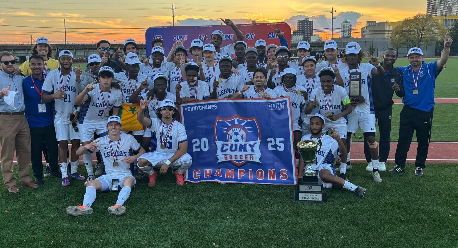 Lehman Men's Soccer CUNYAC Champions 2025