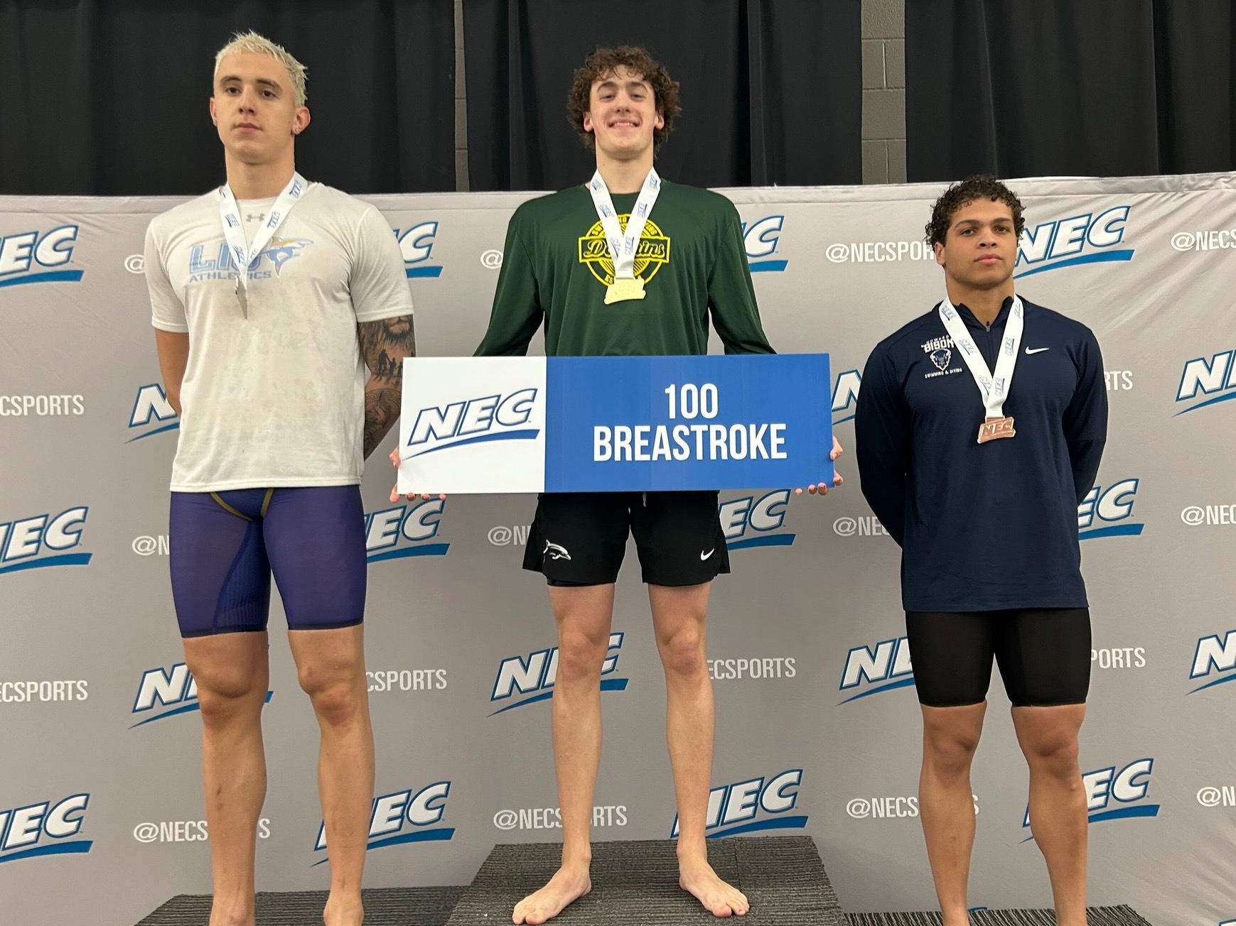 Lucas Clay Gold Podium NEC Championships