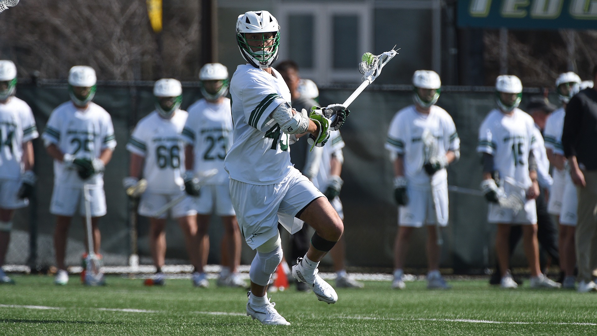 Conner Vaughn takes a Shot against Manhattan