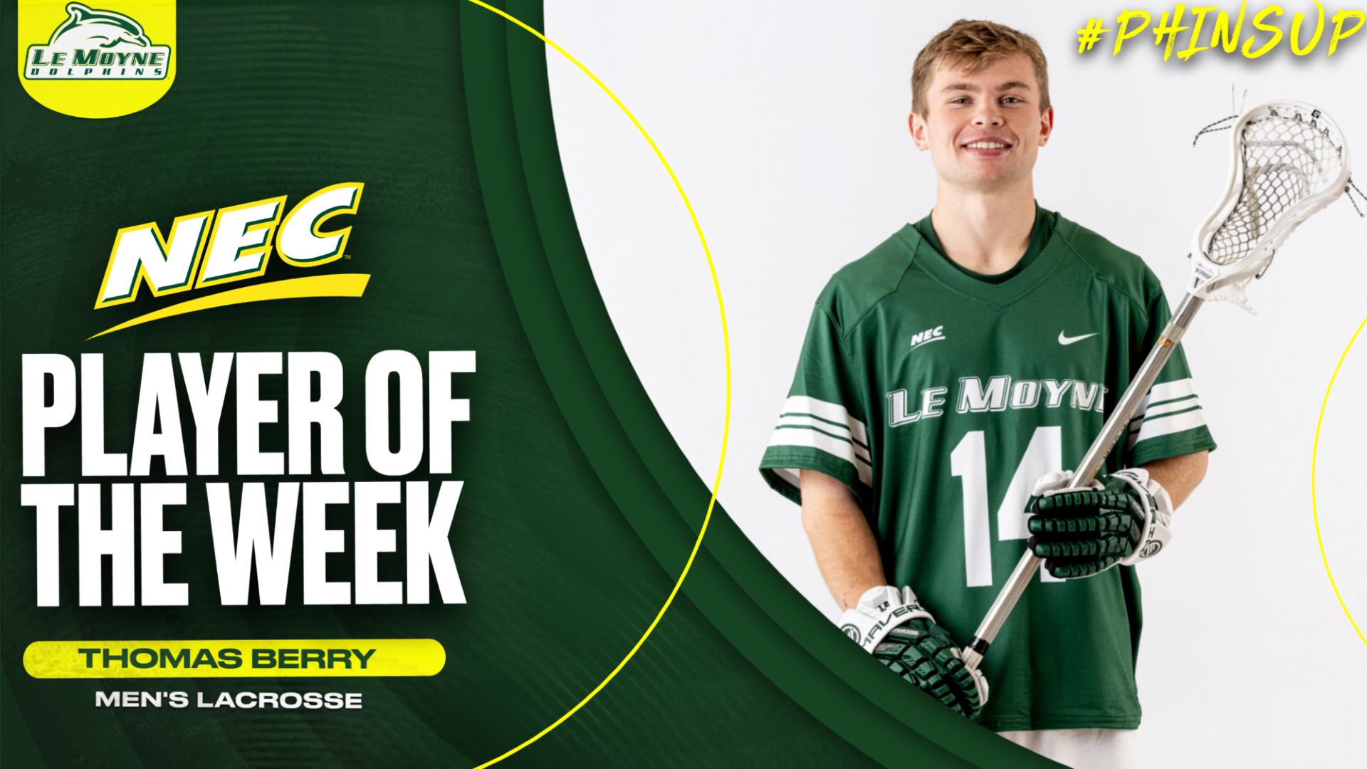 Thomas Berry NEC Player of the Week