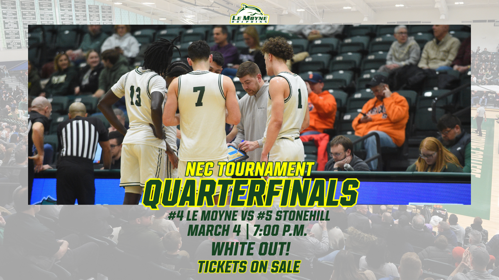 NEC Men's Basketball Quarterfinal Tickets on Sale