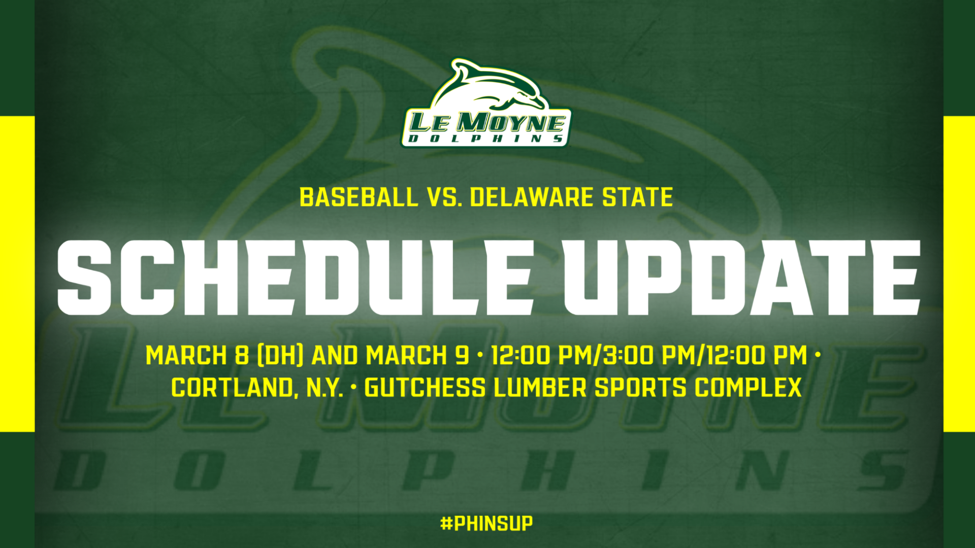 Baseball Delaware State Update