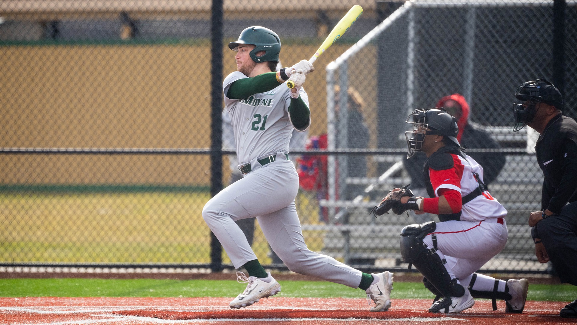 Jack Cannon swing followthrough against Delaware State