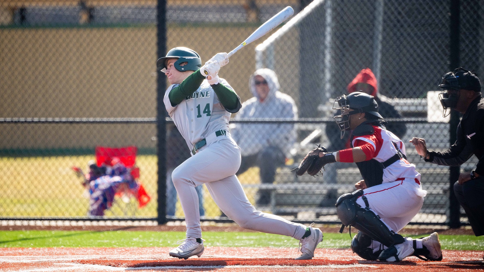 Isaac Brozon Backswing against Delaware State