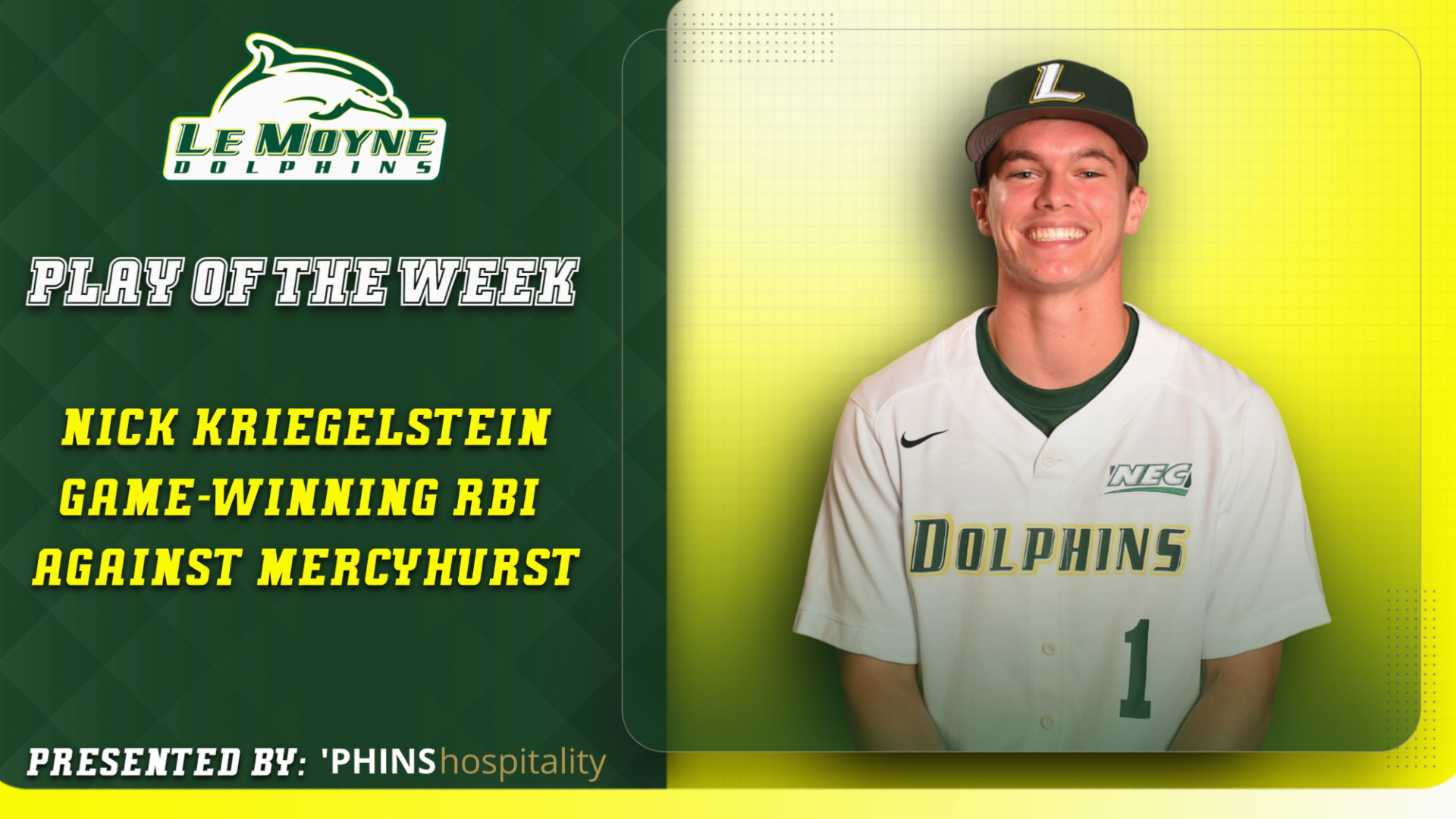 Nick Kriegelstein Play of the Week 4-16-26
