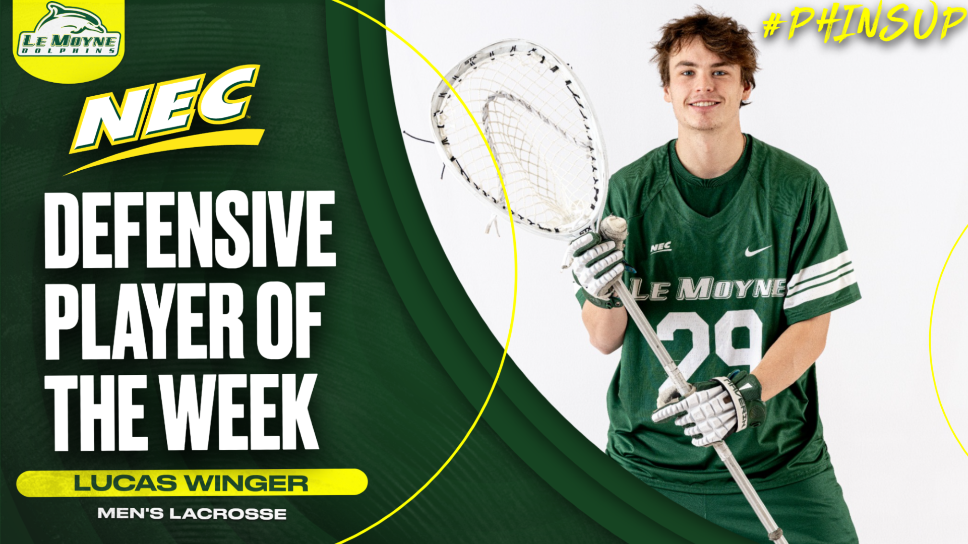 Winger NEC Defensive Player of the Week 4-6